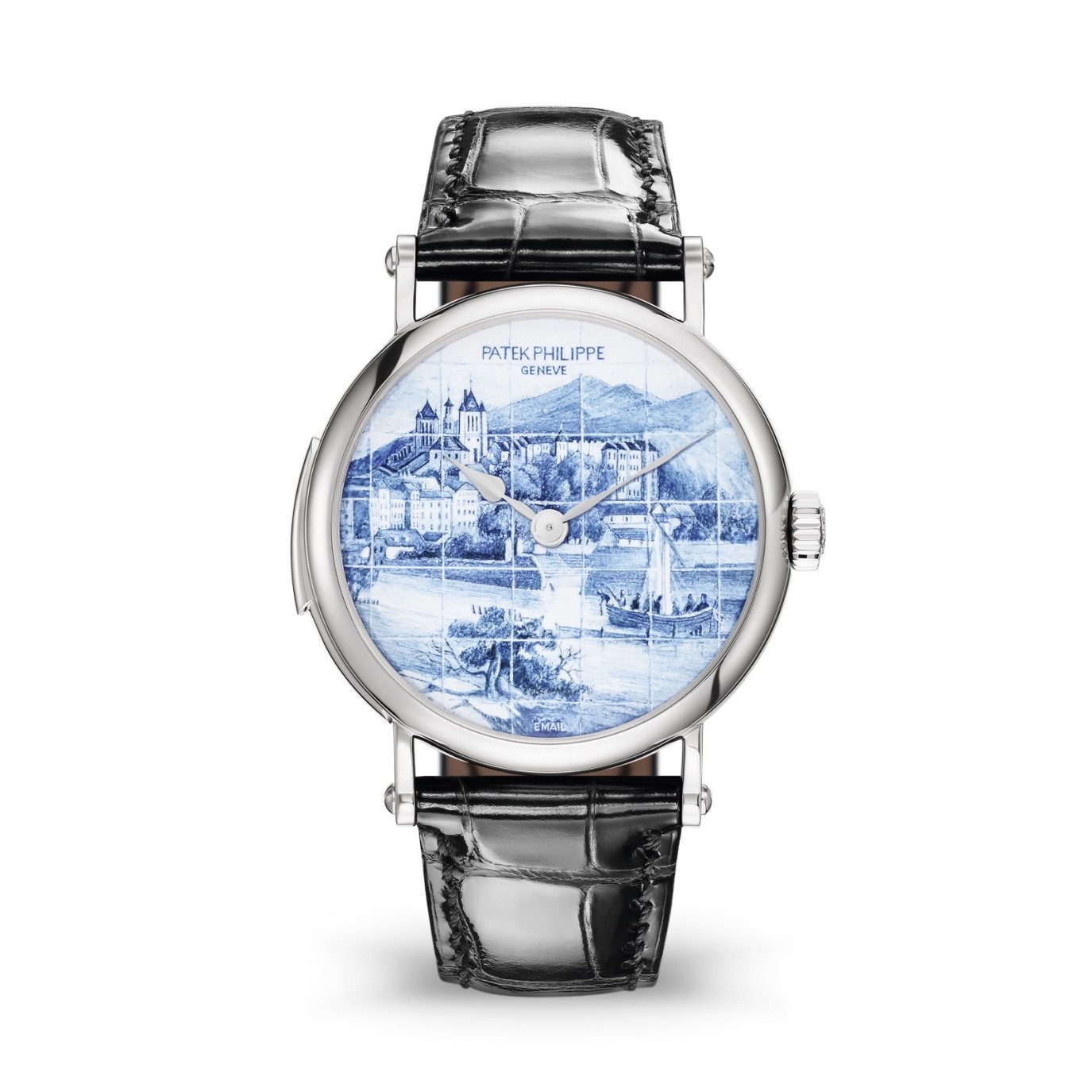 Patek Philippe 5538G-014 : Tourbillon Minute Repeater 5538 White Gold / Old Views of Geneva