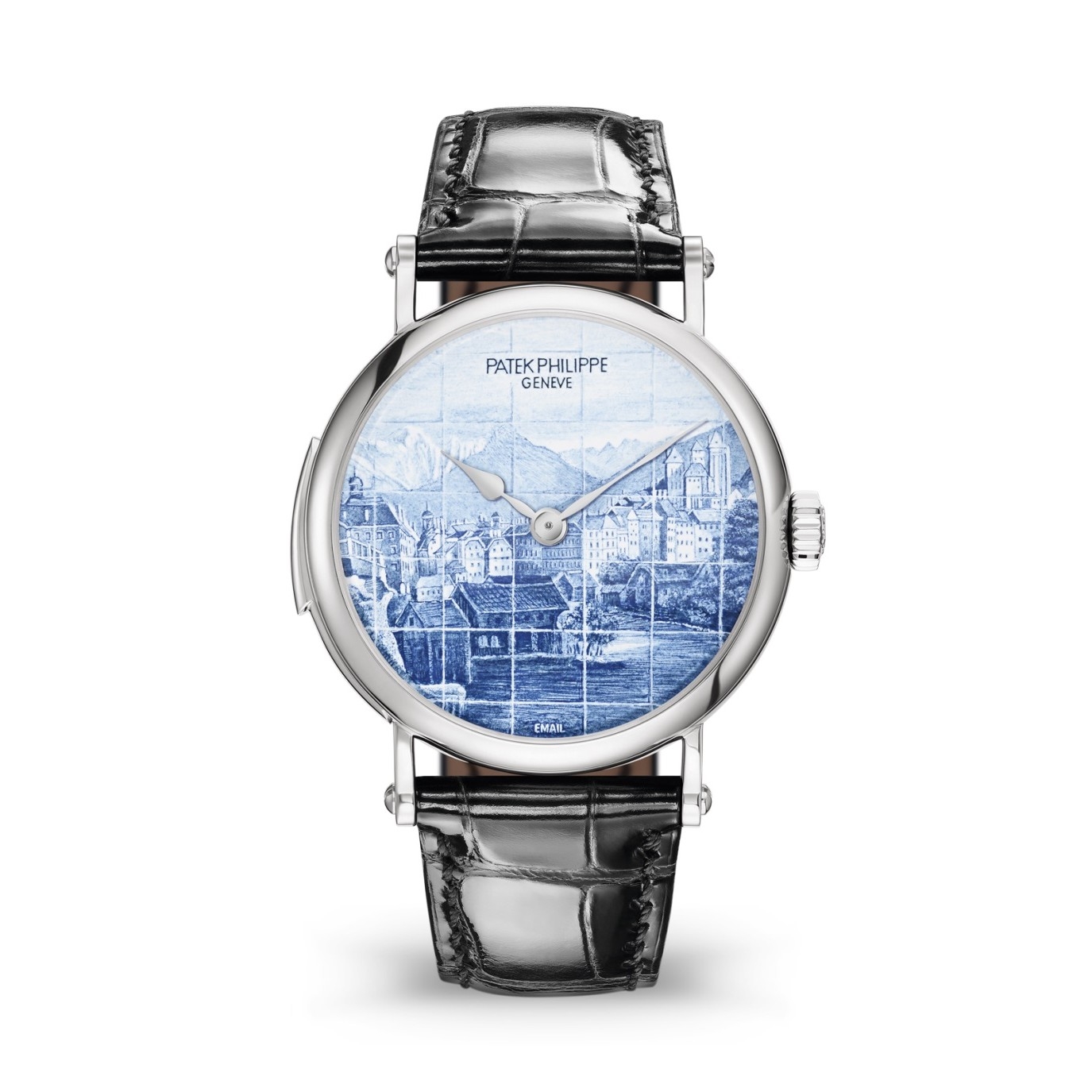 Patek Philippe 5538G-015 : Tourbillon Minute Repeater 5538 White Gold / Old Views of Geneva