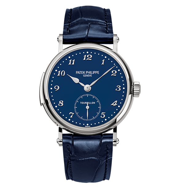 Patek Philippe 5539G-010 : Tourbillon Minute Repeater 5539 White Gold / Blue
