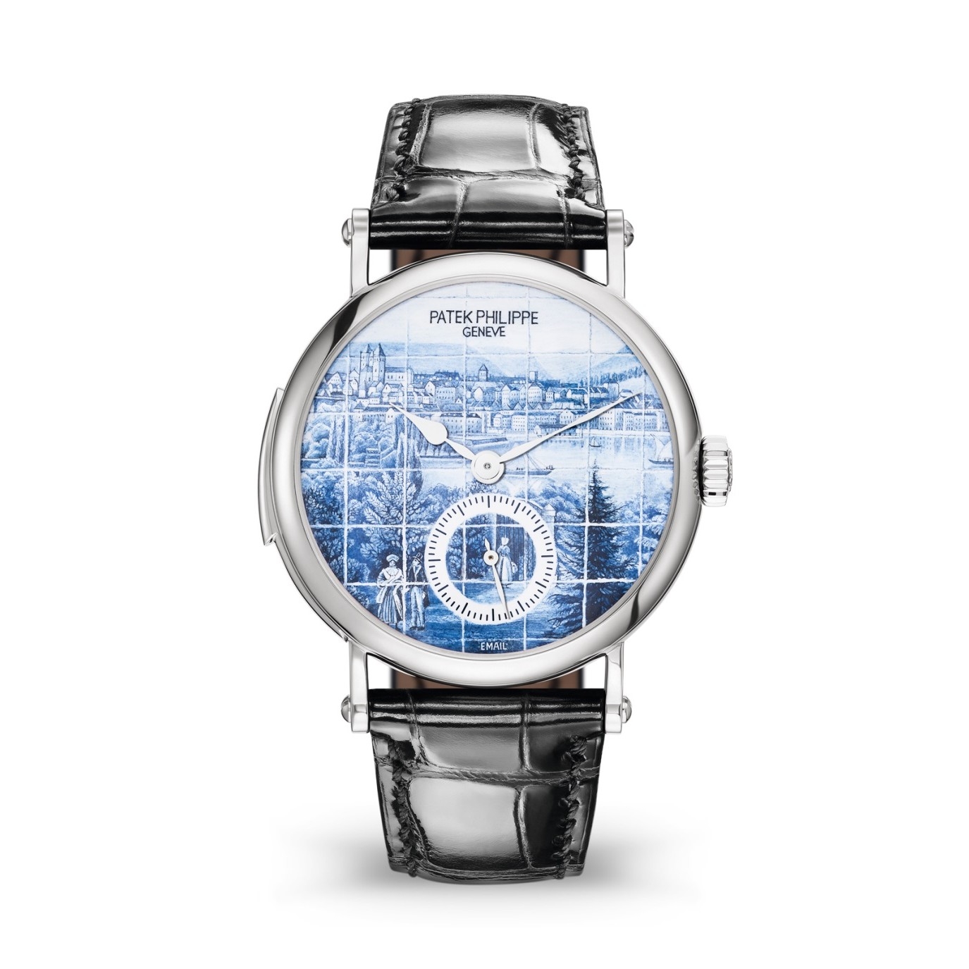 Patek Philippe 5539G-015 : Tourbillon Minute Repeater 5539 White Gold / Old Views of Geneva