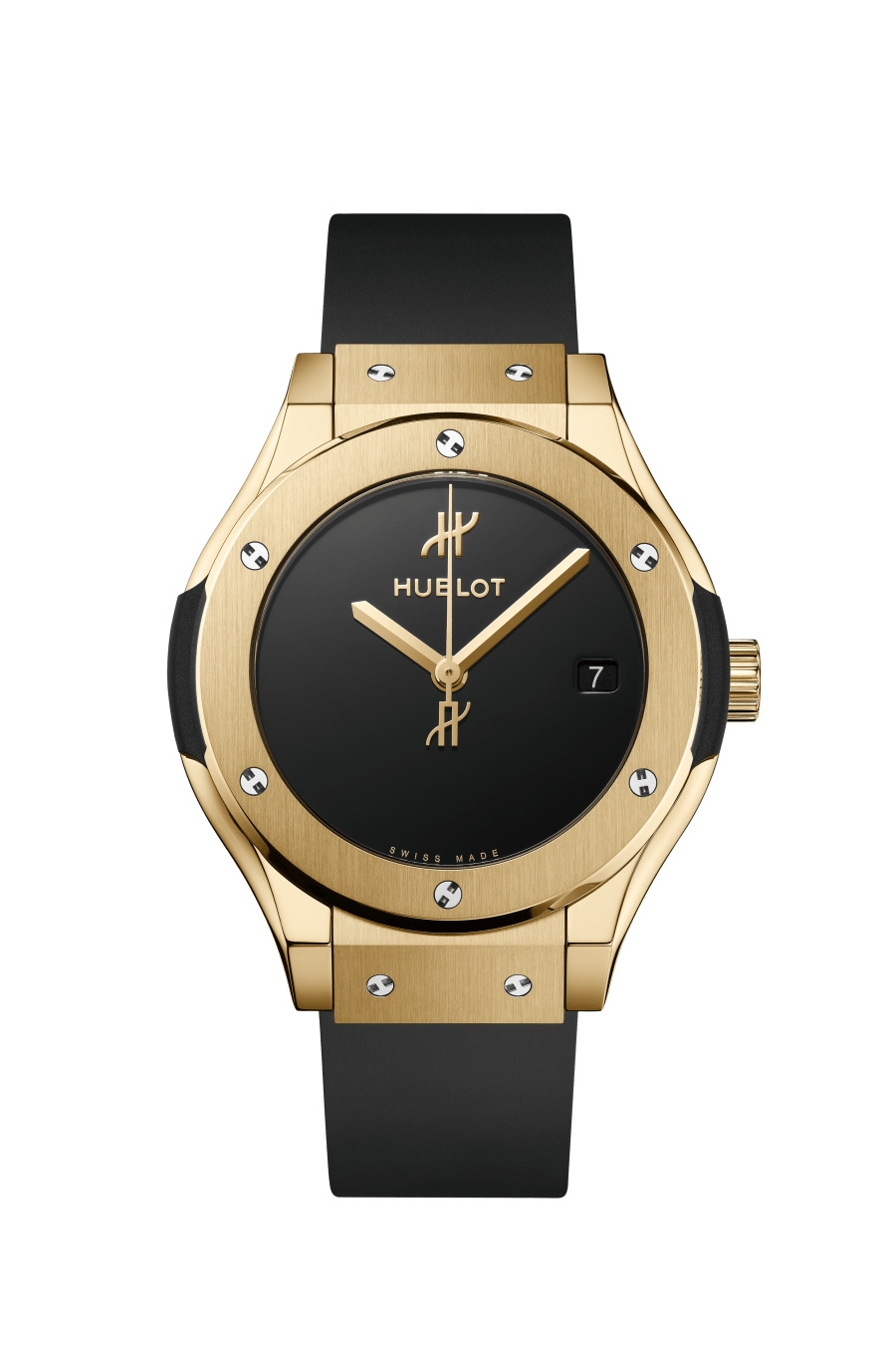 Hublot 565.VX.1230.RX.MDM : Classic Fusion Original 38 Yellow Gold / Black