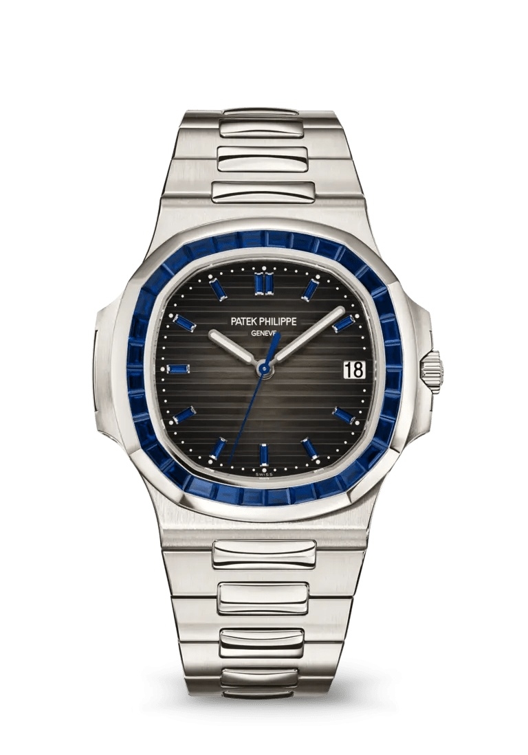 Patek Philippe 5711/111P-001 : Nautilus 5711 Platinum - Sapphire / Grey