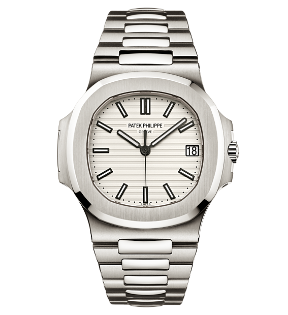 Patek Philippe 5711/1A-011 : Nautilus 5711 Stainless Steel / White