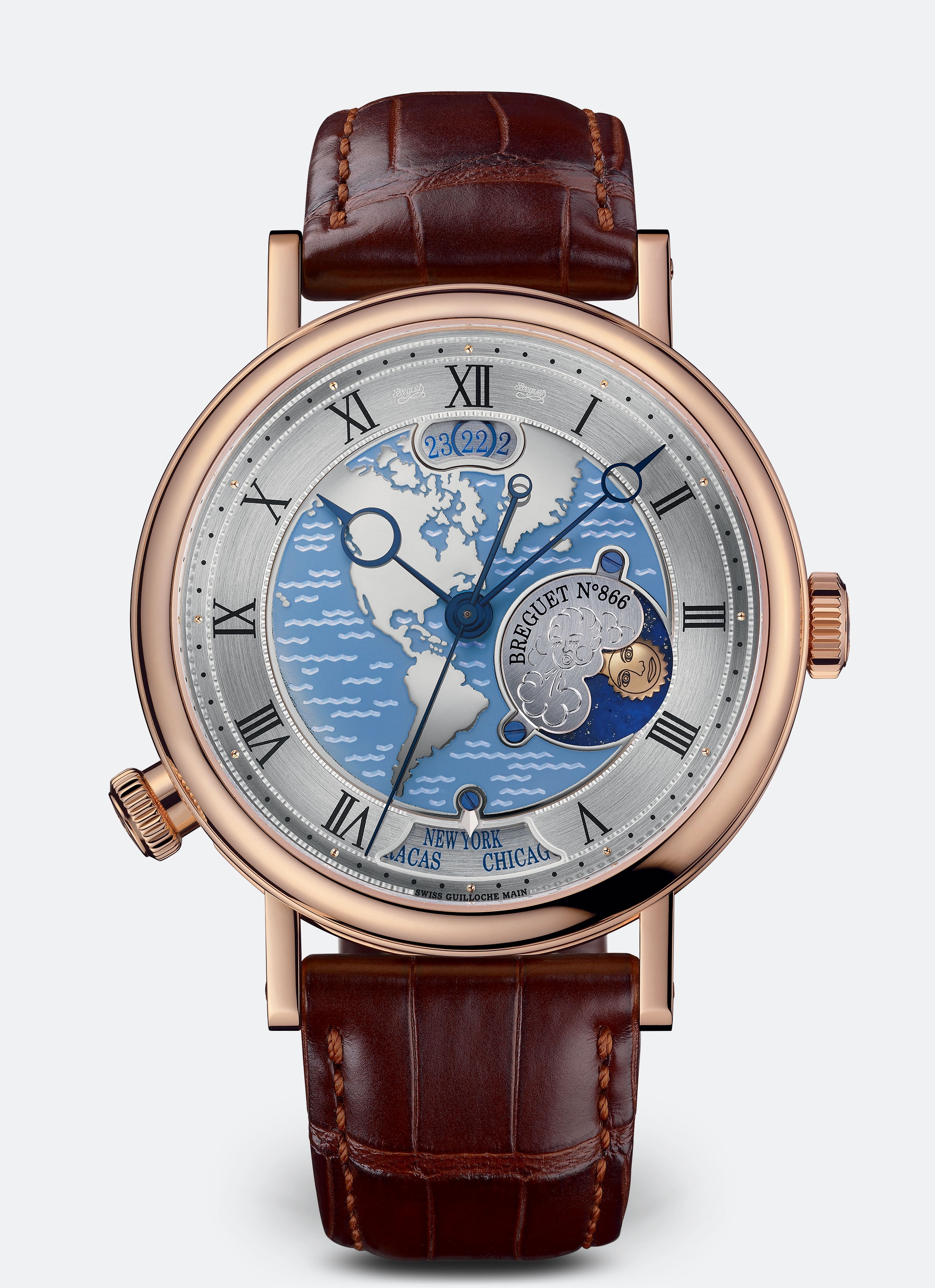 Breguet 5717BR/US/9ZU : Classique Hora Mundi 5717 Rose Gold  / America