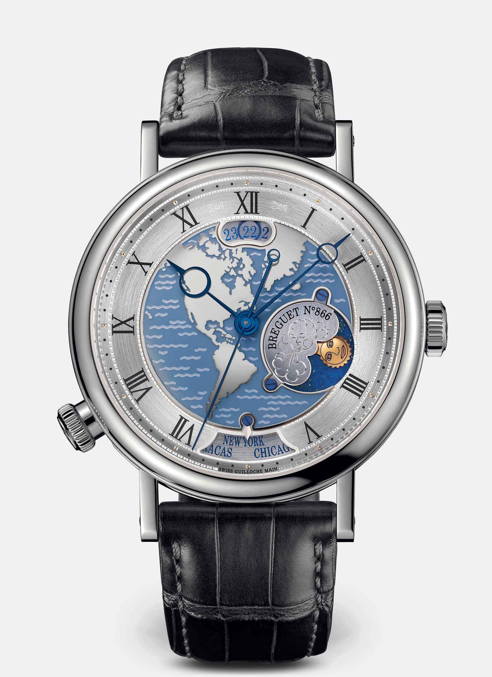 Breguet 5717PT/US/9ZU : Classique Hora Mundi 5717 Platinum / America