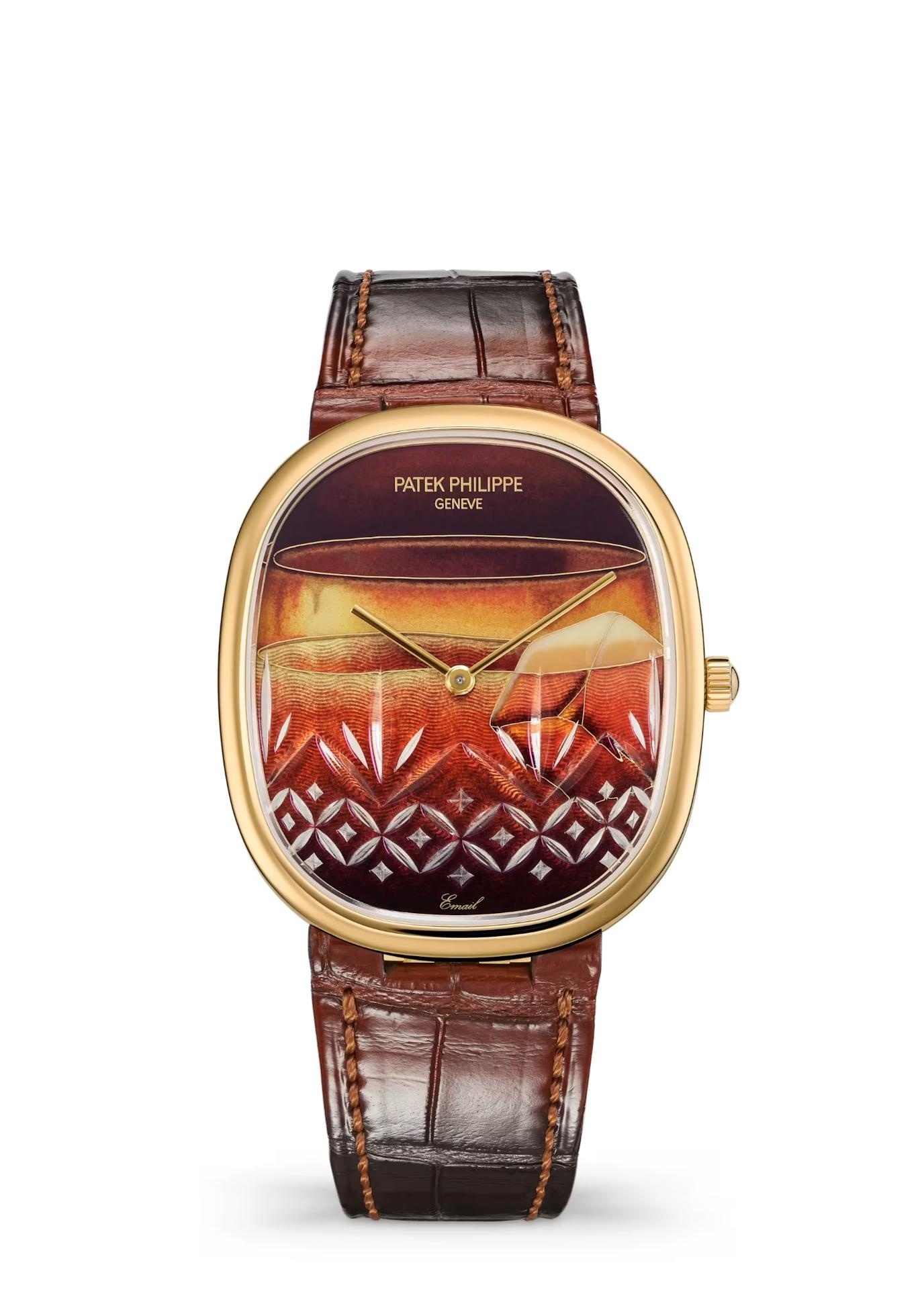 Patek Philippe 5738/50J-012 : Golden Ellipse 5738 Yellow Gold / On the Rocks