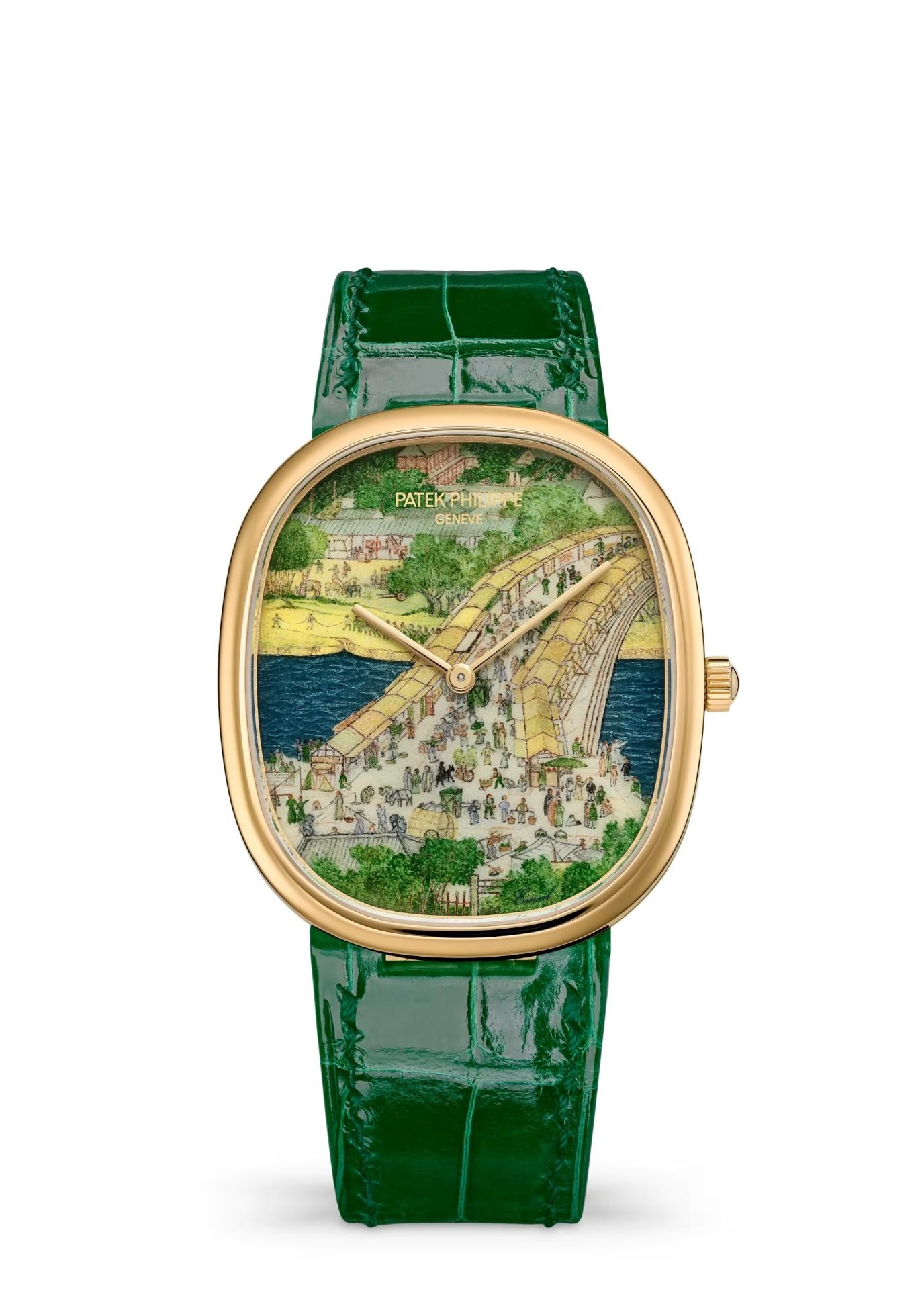 Patek Philippe 5738/50J-014 : Golden Ellipse 5738 Yellow Gold / Chinese Festival