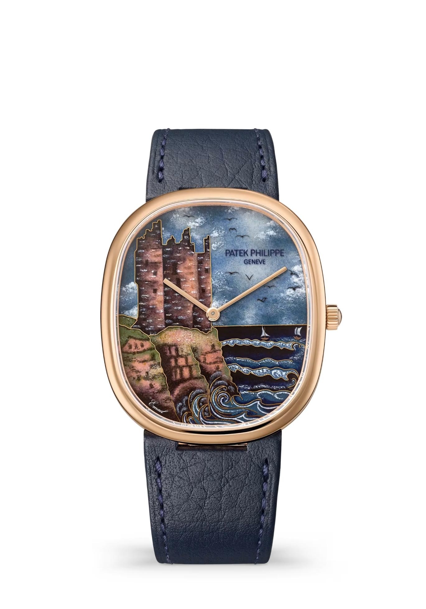 Patek Philippe 5738/50R-021 : Golden Ellipse 5738 Rose Gold / Donjons on the Cliff