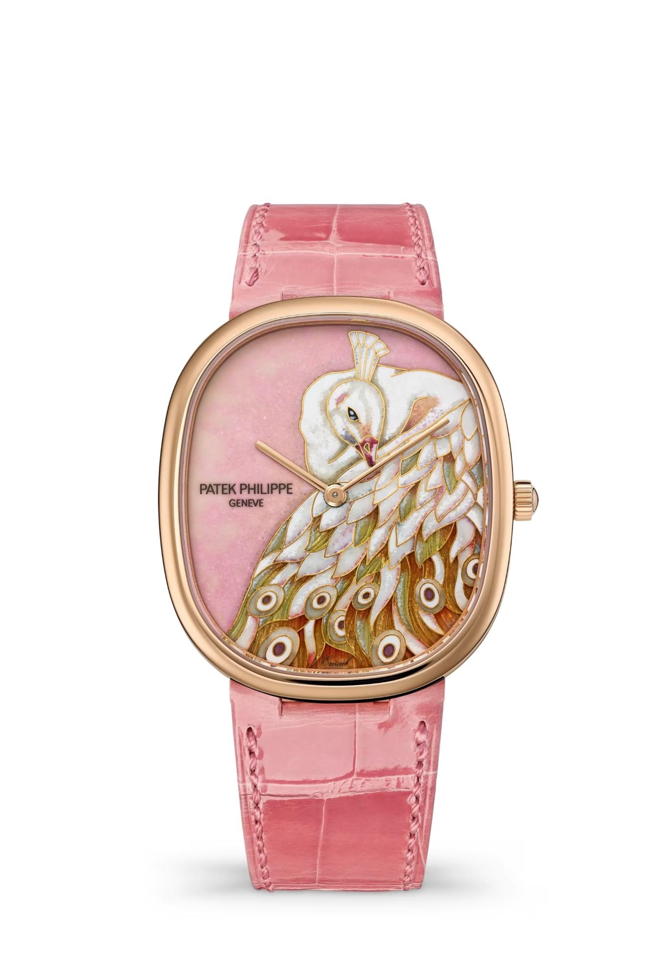 Patek Philippe 5738/50R-023 : Golden Ellipse 5738 Rose Gold / White Peacock