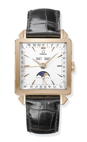 Omega 5755.20.01 : Musem Collection N° 2 “Cosmic" 1951 Red Gold / White