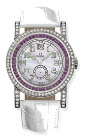 Omega 5771.71.56 : Museum Collection N° 1 "Pilots 1938" Aquarella Amethyst