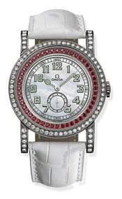 Omega 5780.71.56 : Museum Collection N° 1 "Pilots 1938" Aquarella Rubies