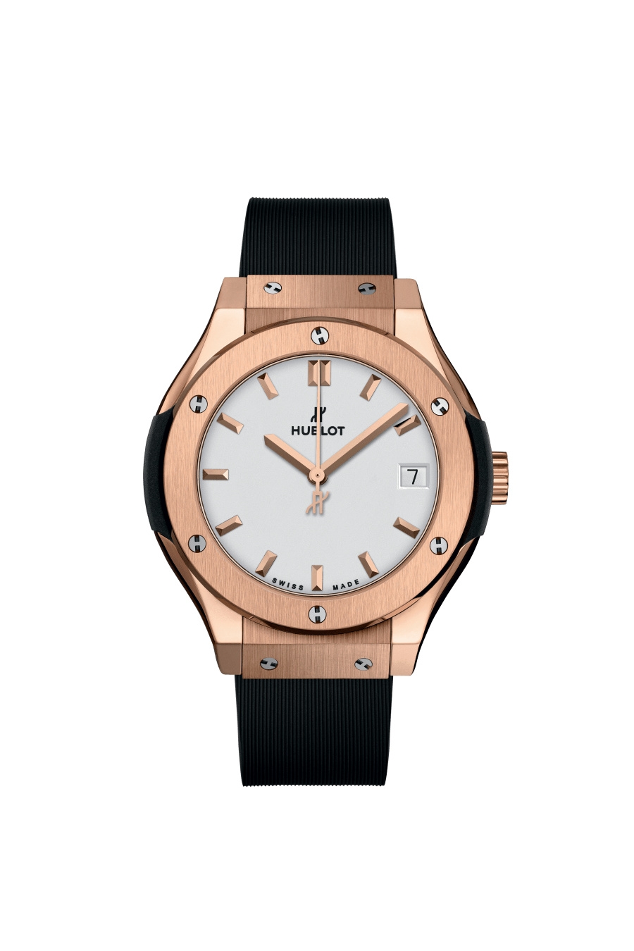 Hublot 581.OX.2611.RX : Classic Fusion 33 King Gold / Opalin / Alligator