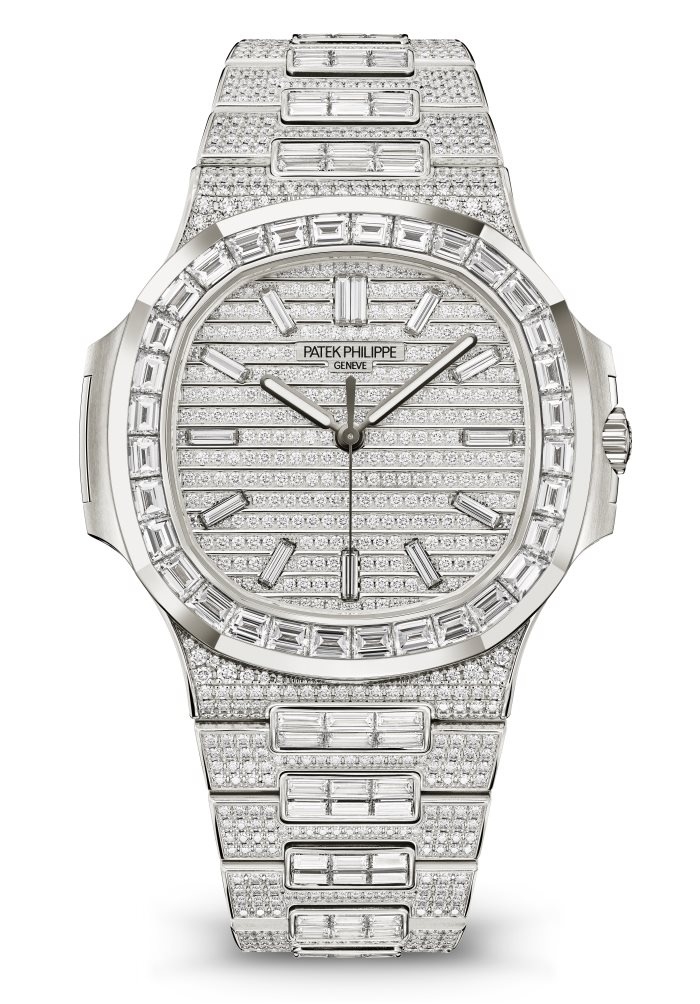 Patek Philippe 5811/1460G-001 : Nautilus 5811 White Gold / Haute Joaillerie