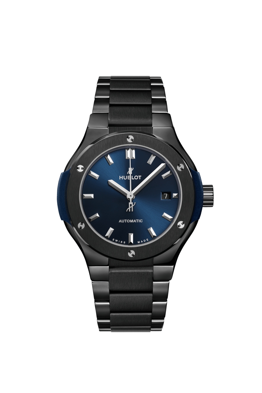 Hublot 585.CM.7170.CM : Classic Fusion 33 Ceramic / Blue / Bracelet