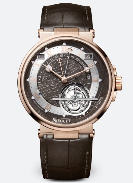 Breguet 5887BR/G2/9WV : Marine Tourbillon Equation of Time 5887 Rose Gold / Brown / Alligator
