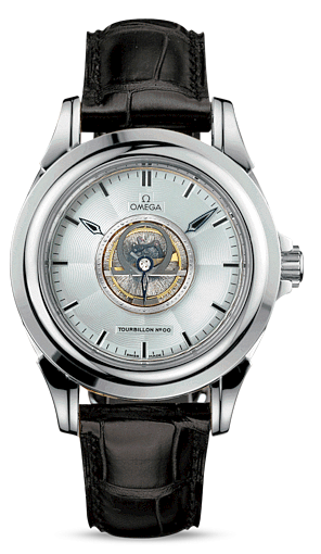 Omega 5923.30.32 : De Ville Tourbillon White Gold / Silver