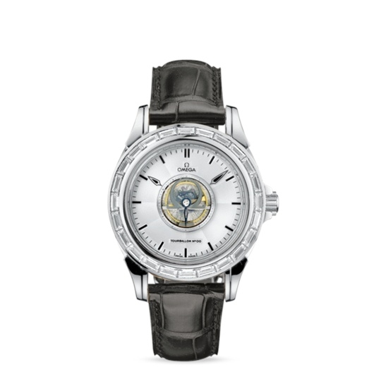 Omega 5924.30.32 : De Ville Tourbillon White Gold / Baguette