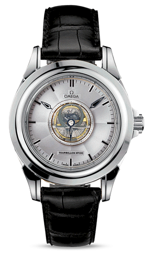Omega 5943.40.31 : De Ville Tourbillon Platinum / Silver