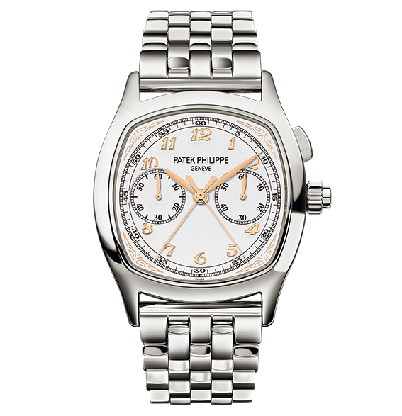 Patek Philippe 5950/1A-013 :  Split-Seconds Chronograph 5950 Stainless Steel / Silver / Bracelet