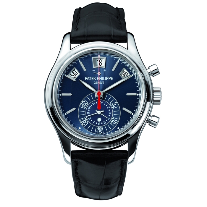 Patek Philippe 5960G-010 : Annual Calendar Chronograph 5960 White Gold / Blue / Moscow