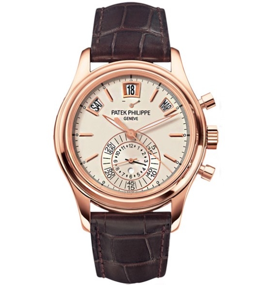 Patek Philippe 5960R-011 : Annual Calendar Chronograph 5960 Rose Gold / Silver