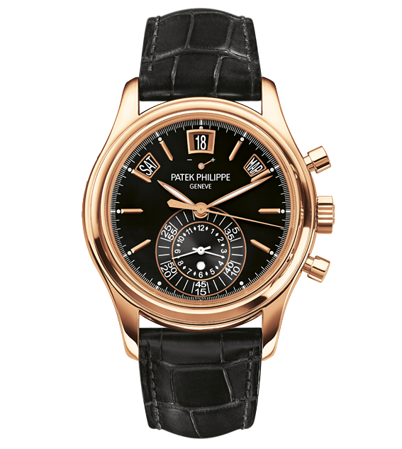 Patek Philippe 5960R-012 : Annual Calendar Chronograph 5960 Rose Gold / Black