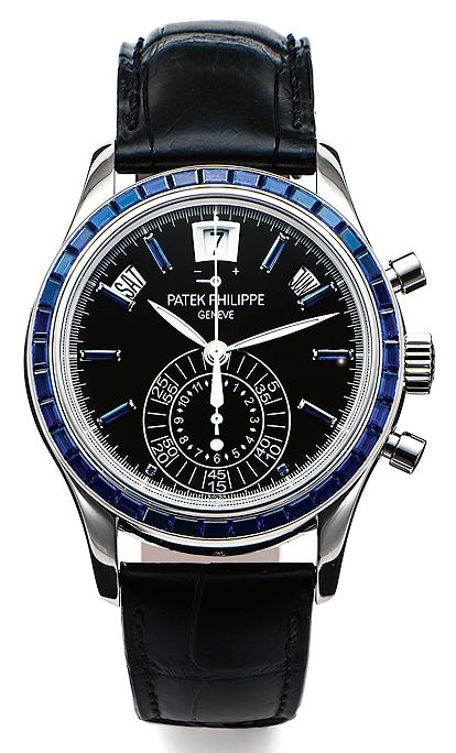 Patek Philippe 5961P_sapphire : Annual Calendar Chronograph 5961