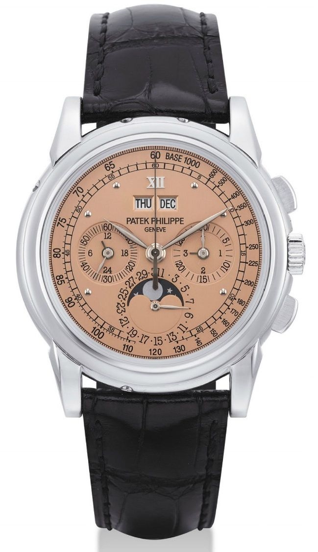 Patek Philippe 5970P_Roman : Perpetual Calendar Chronograph 5970 Platinum / Pink