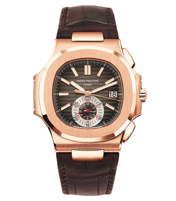 Patek Philippe 5980R-001 : Nautilus 5980 Rose Gold / Strap