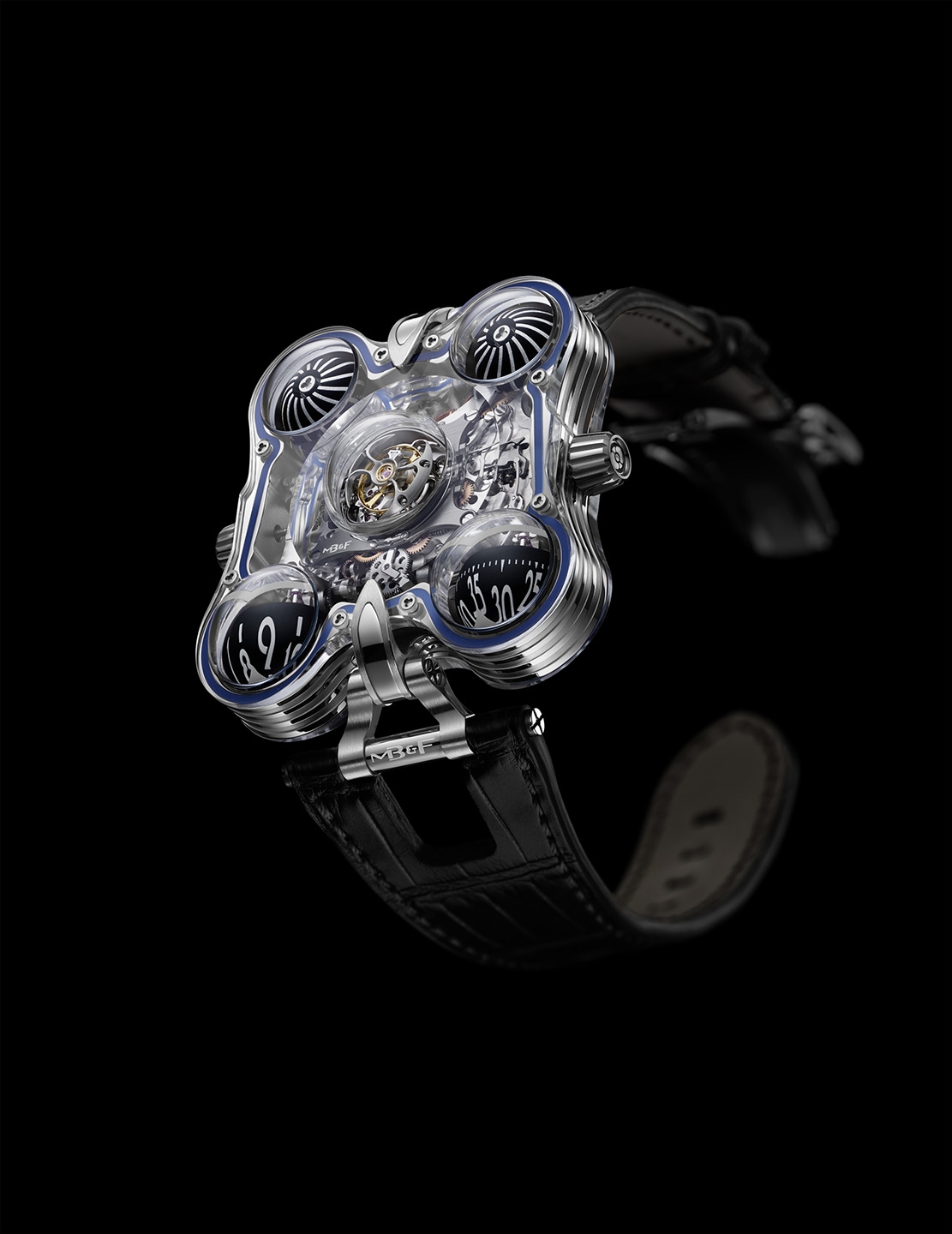 MB&F 60.SPL.B : Horological Machine N°6 Space Pirate HM6-SV Platinum