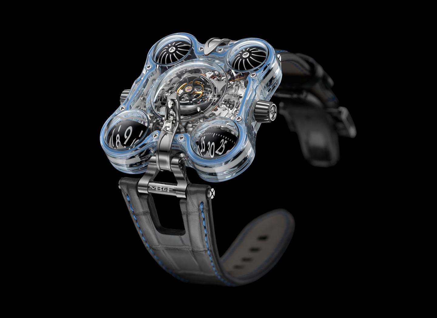 MB&F 60.STBL.B : Horological Machine N°6 Alien Nation HM6 Blue