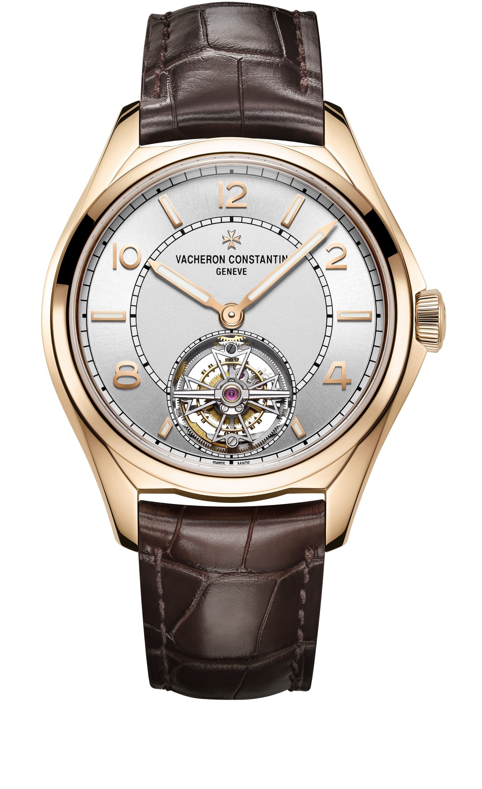 Vacheron Constantin 6000E/000R-B488 : FiftySix Tourbillon Pink Gold / Silver