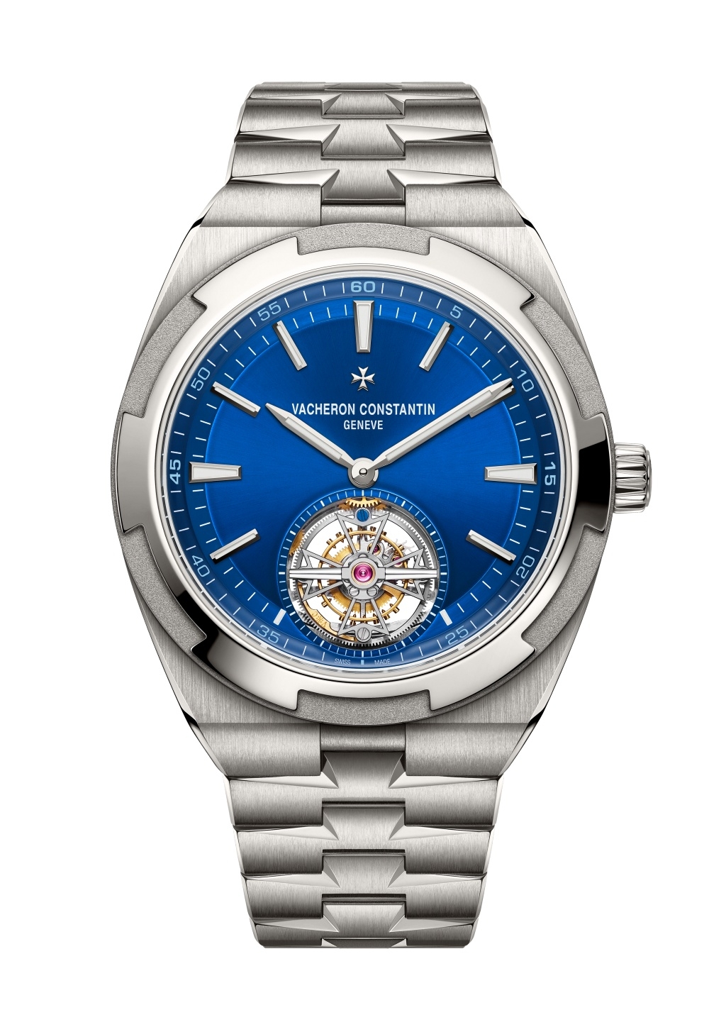 Vacheron Constantin 6000V/210T-H032 : Overseas TourbillonTitanium / Blue