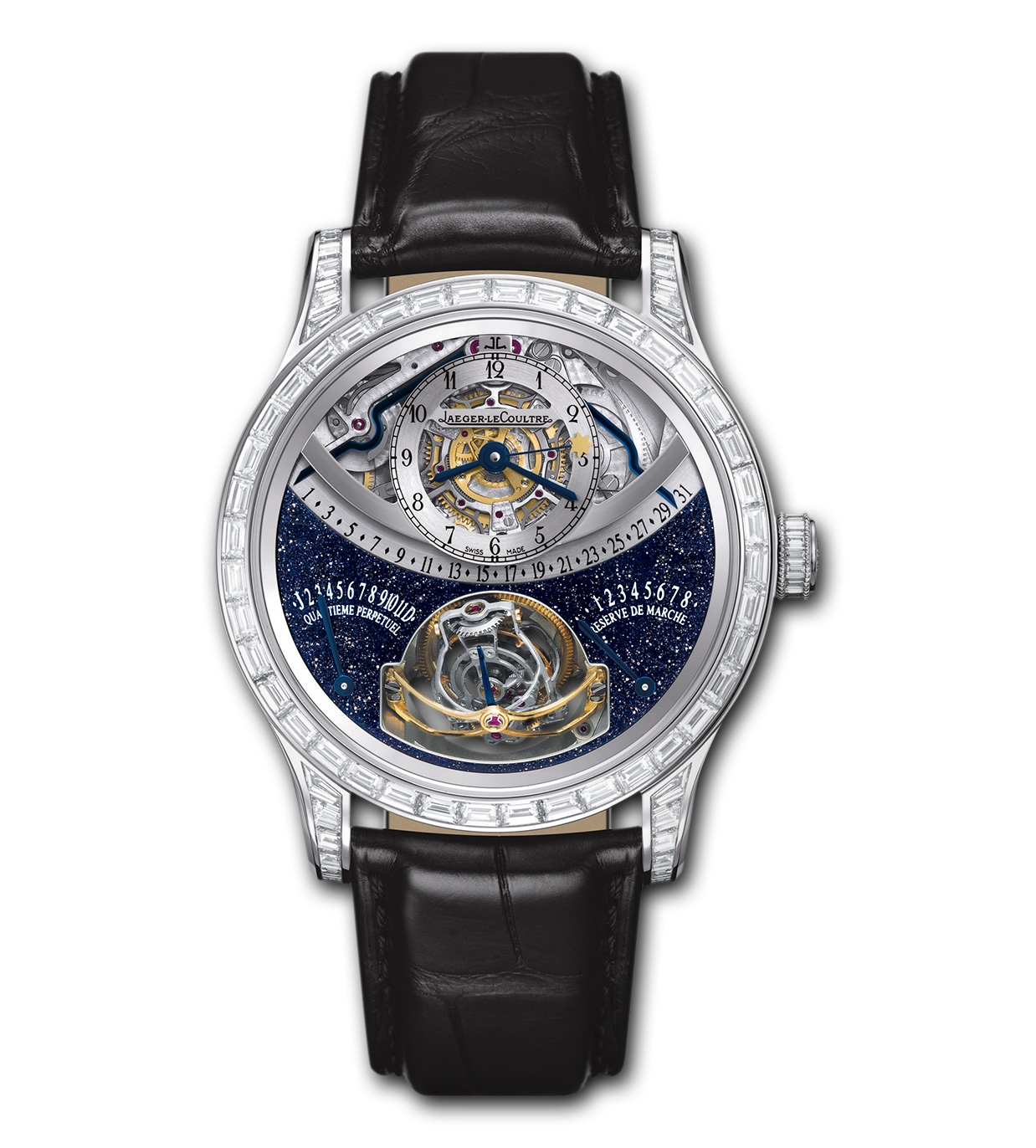Jaeger-LeCoultre 6006405 : Master Gyrotourbillon 1 Platinum / Baguette / Aventurine