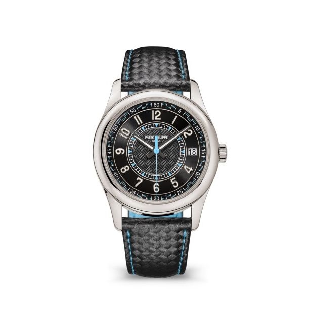 Patek Philippe 6007G-011 : Calatrava White Gold / Black - Sky Blue
