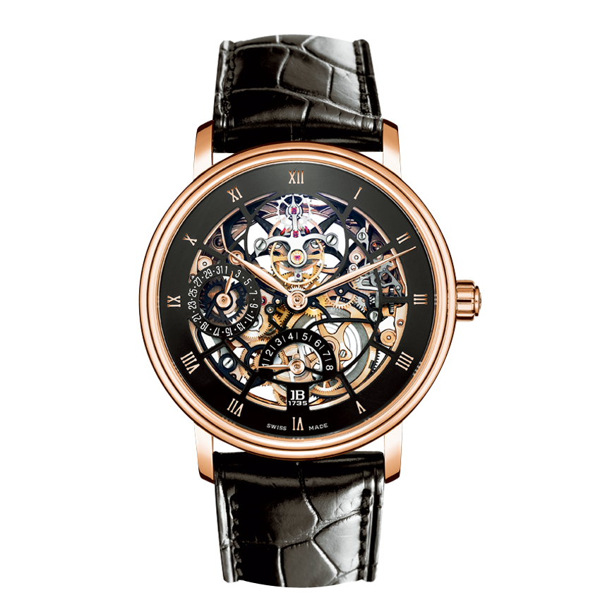 Blancpain 6025AS-3630-55 : Villeret Tourbillon Squelette 8 Jours Red Gold