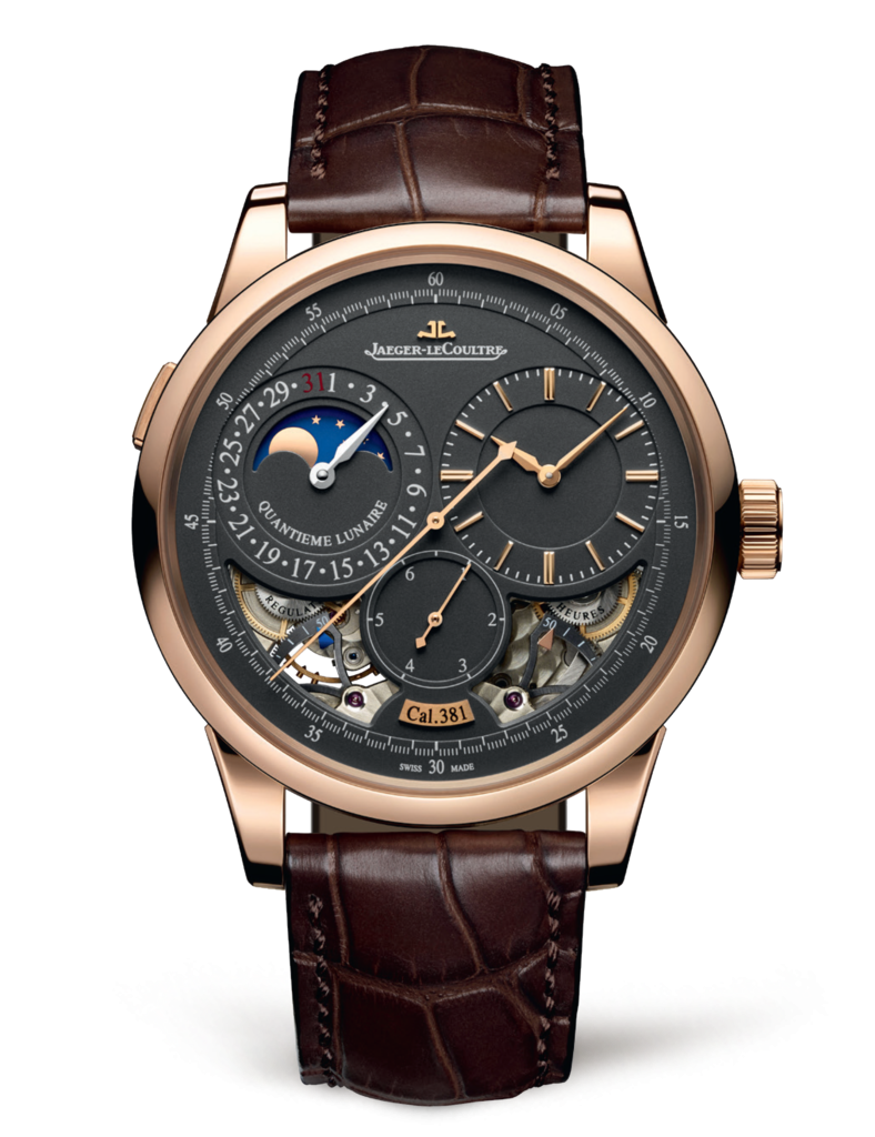Jaeger-LeCoultre 604244J : Duomètre à Quantième Lunaire Pink Gold / Grey