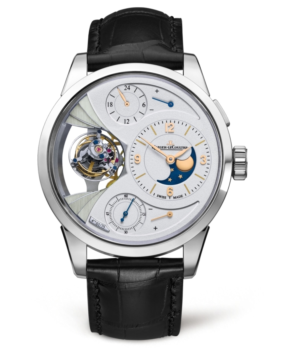 Jaeger-LeCoultre 6086420 : Duomètre Sphérotourbillon Moon Platinum / Silver