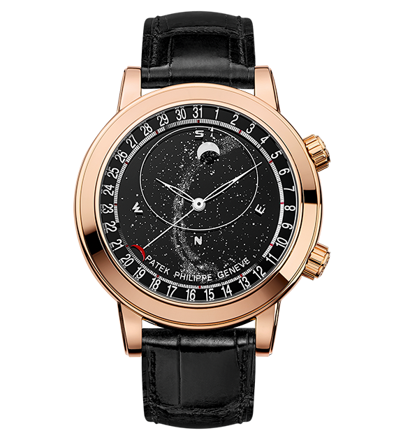 Patek Philippe 6102R-001 : Celestial 6102 Rose Gold / Black