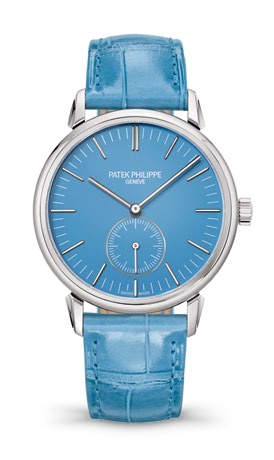 Patek Philippe 6127G-010 : Calatrava 6127 White Gold / Light Blue / Tokyo 2023