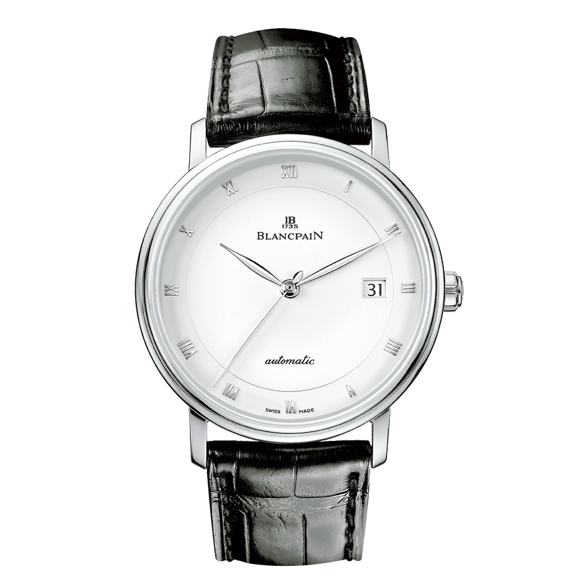 Blancpain 6223-1127-55 : Villeret Ultraplate Automatique White Gold / White