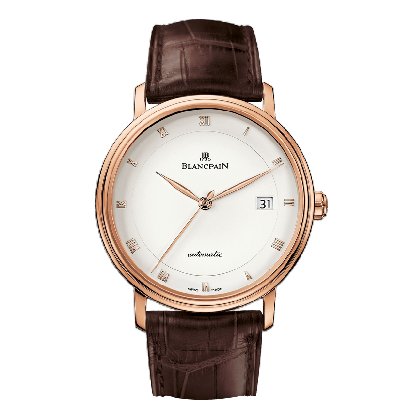Blancpain 6223-3642-55 : Villeret Ultraplate Automatique Red Gold / White