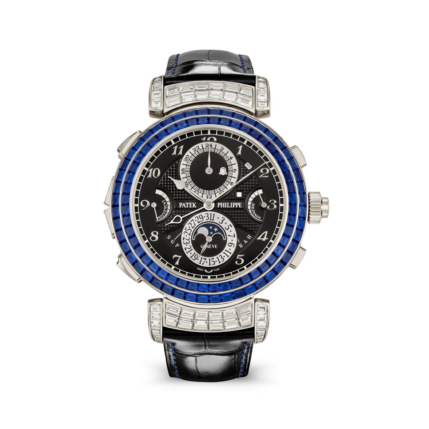 Patek Philippe 6300/401G-001 : Grandmaster Chime 6300 White Gold - Sapphire / Black