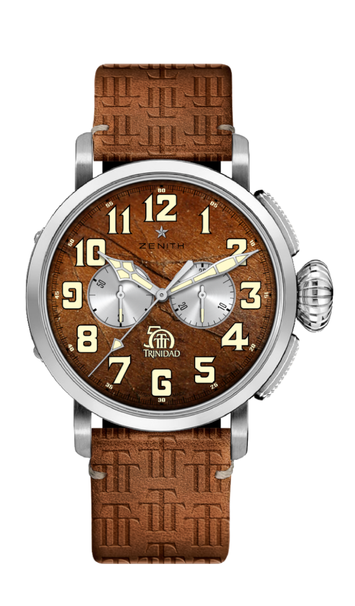 Zenith 65.2430.4069/79.C811 : Pilot Type 20 Chronograph Trinidad 50th Anniversary Edition White Gold