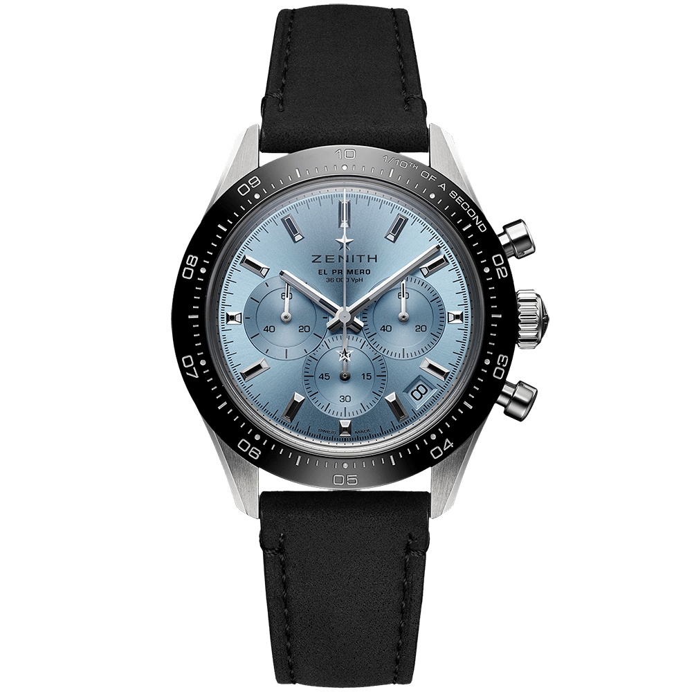 Zenith 65.3104.3600/52.C920 : Chronomaster Sport Yoshida White Gold / Aqua Blue