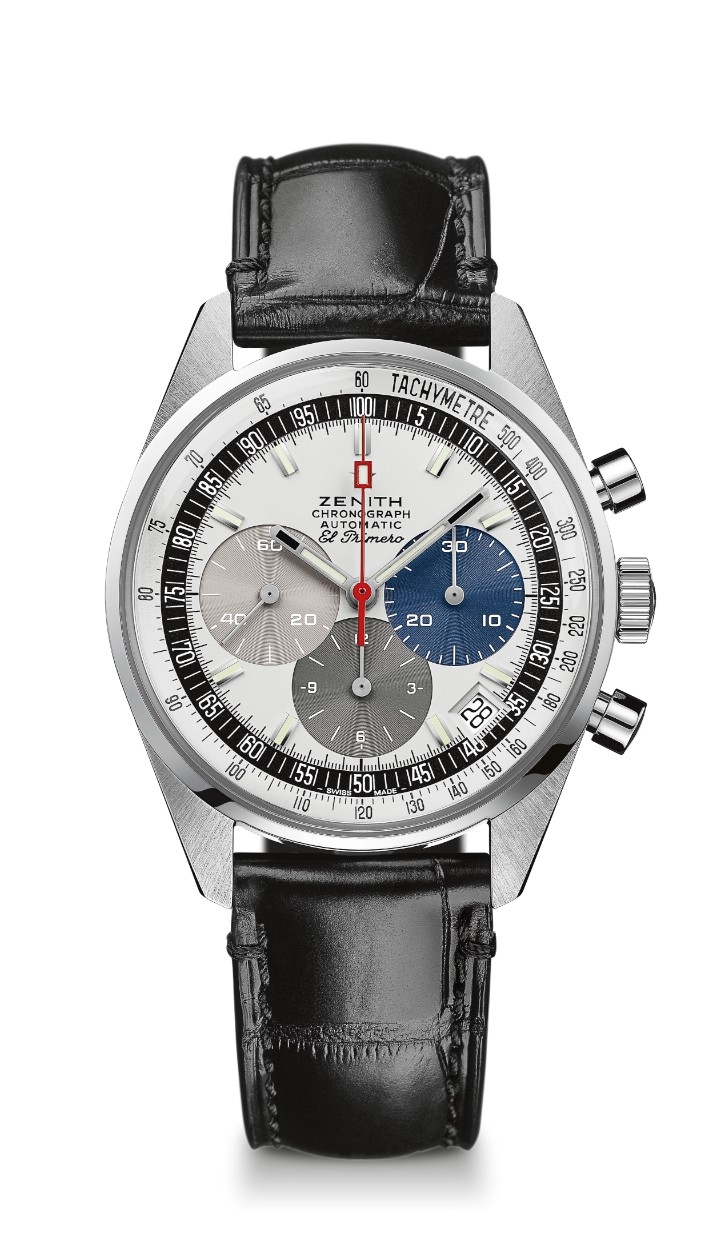 Zenith 65.A386.400/69.C815 : El Primero A386 Revival 50th Anniversary El Primero White Gold
