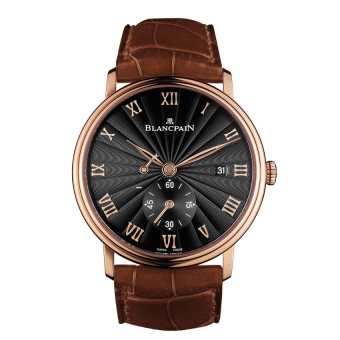 Blancpain 6606-3630-55B : Villeret Ultraplate Power Reserve Date Red Gold / Black