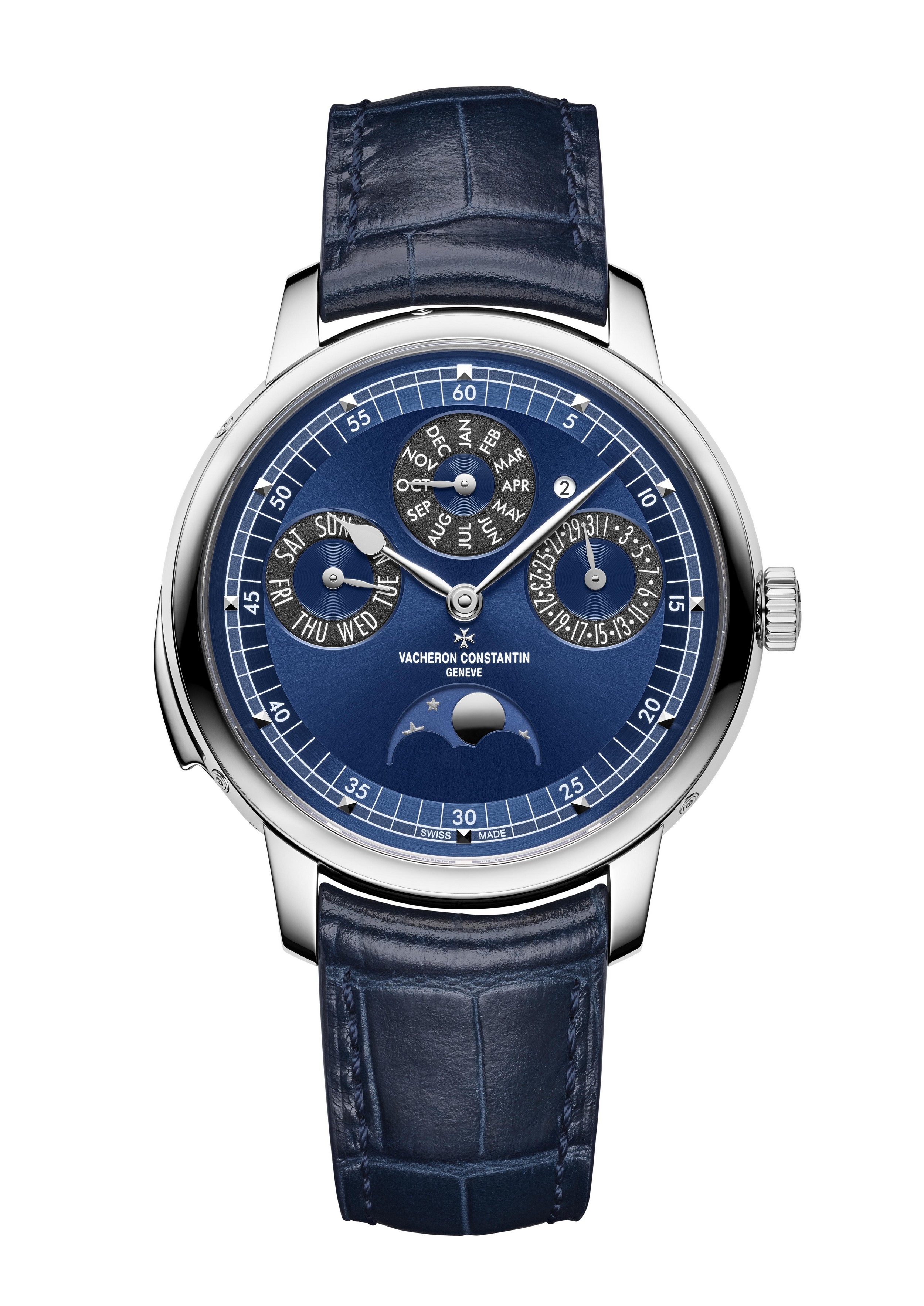 Vacheron Constantin 6610C/000G-B511 : Les Cabinotiers Minute Repeater Perpetual Calendar White Gold / Blue