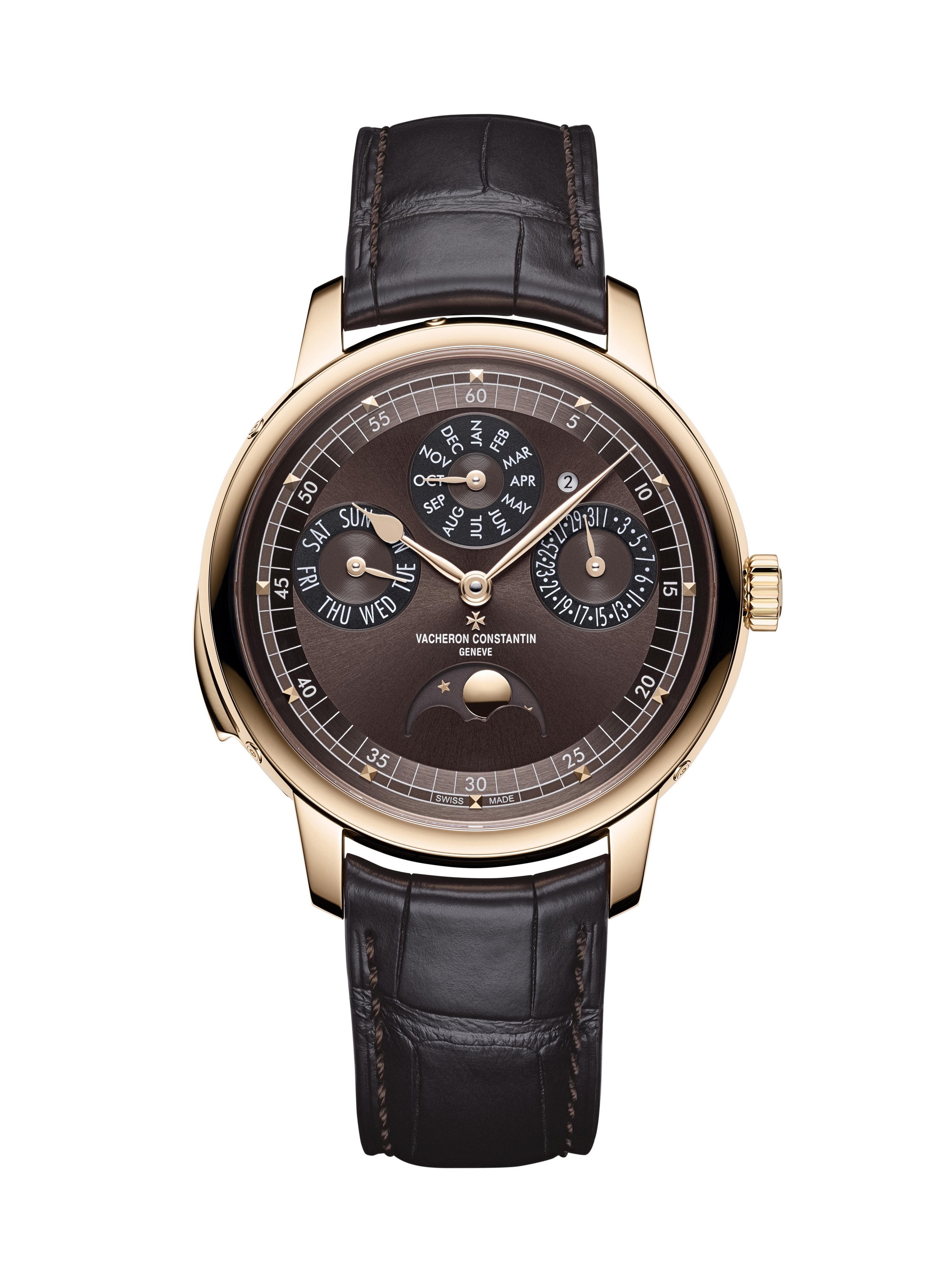 Vacheron Constantin 6610C/000R-B510 : Les Cabinotiers Minute Repeater Perpetual Calendar Pink Gold / Brown